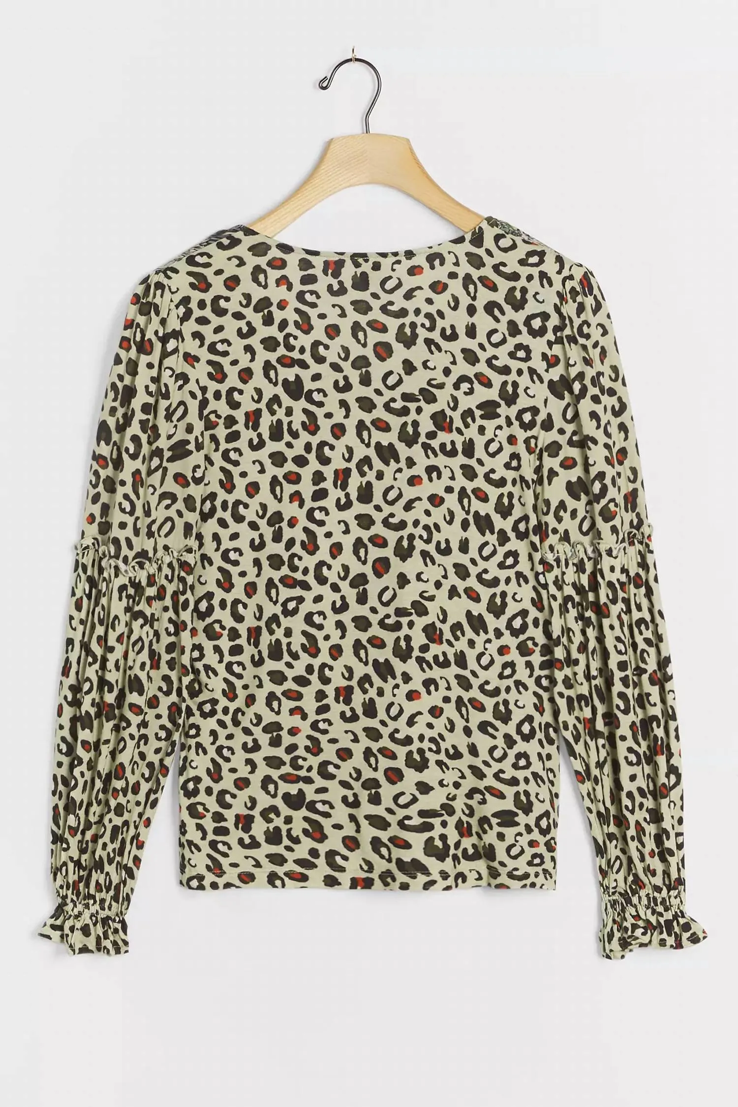 -Bl^Nk- - Sibley Safari Cheetah Print Blouse