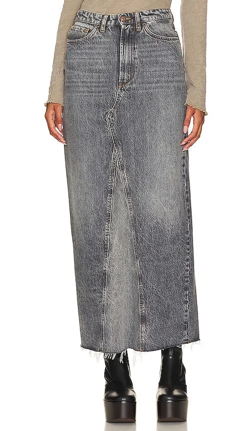 3x1 Charlotte Skirt in Grey