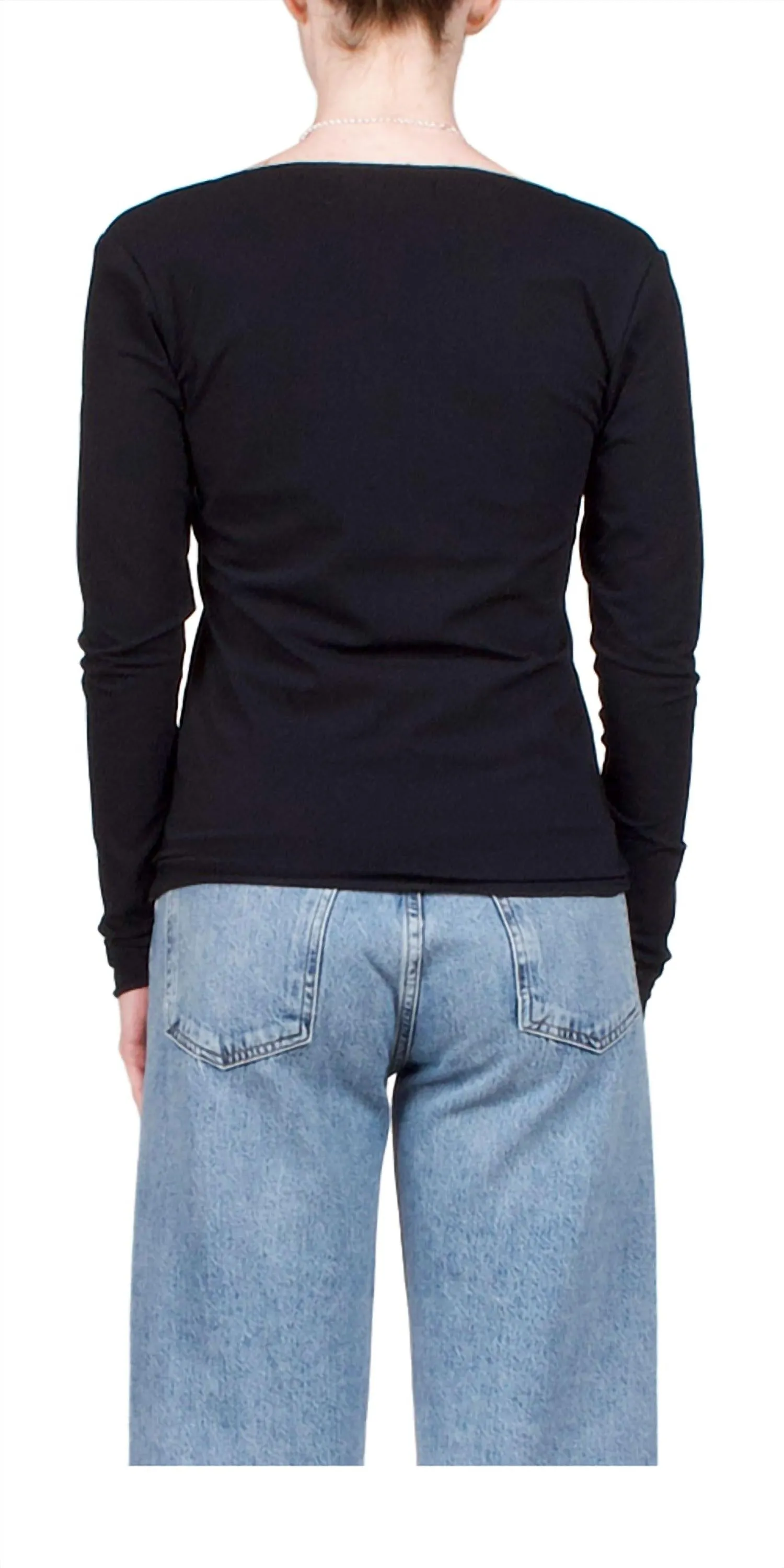 6397 - Scoop Neck Long Sleeve Top