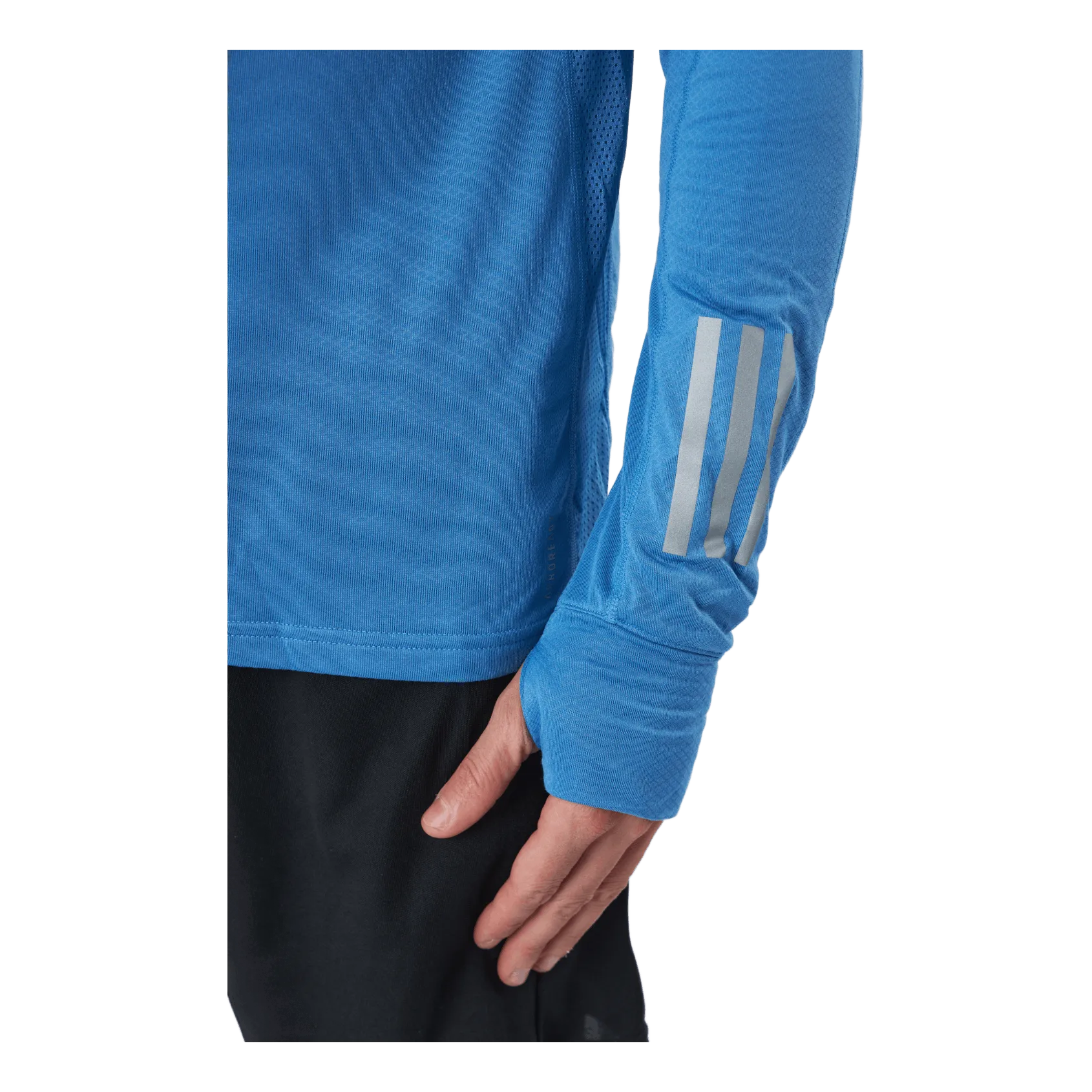 Adidas Own The Run Warm 1/2 Zip Men Focus Blue
