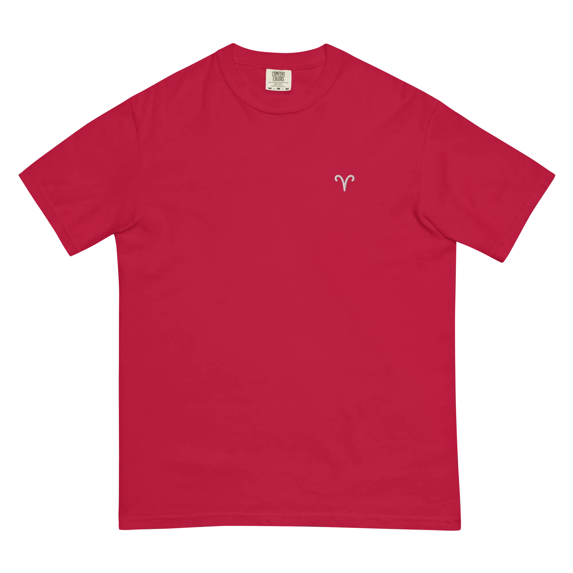 Aries Symbol Embroidered Tee
