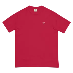 Aries Symbol Embroidered Tee