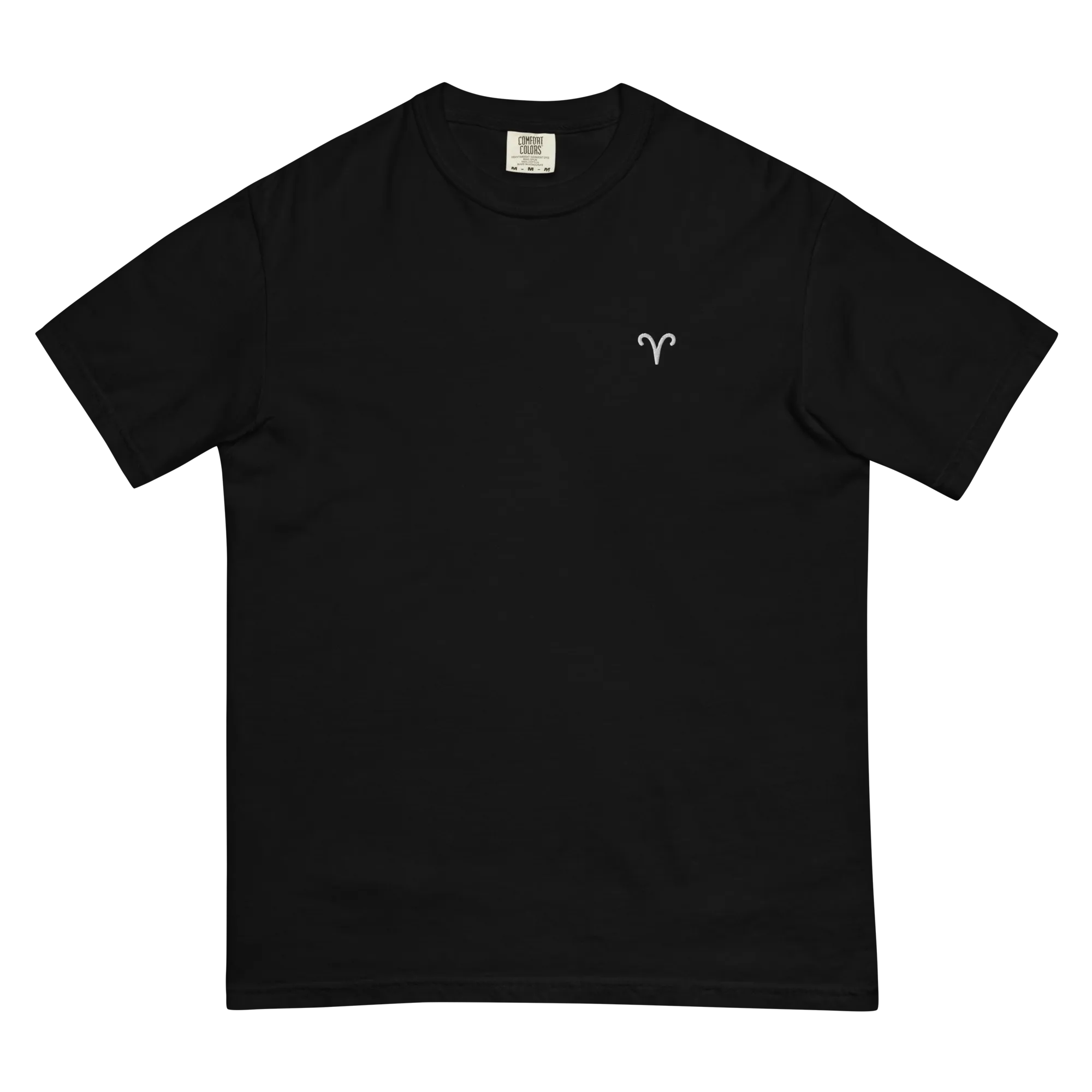 Aries Symbol Embroidered Tee