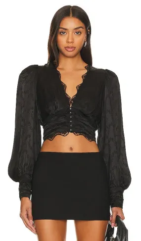 ASTR the Label Zanna Top in Black