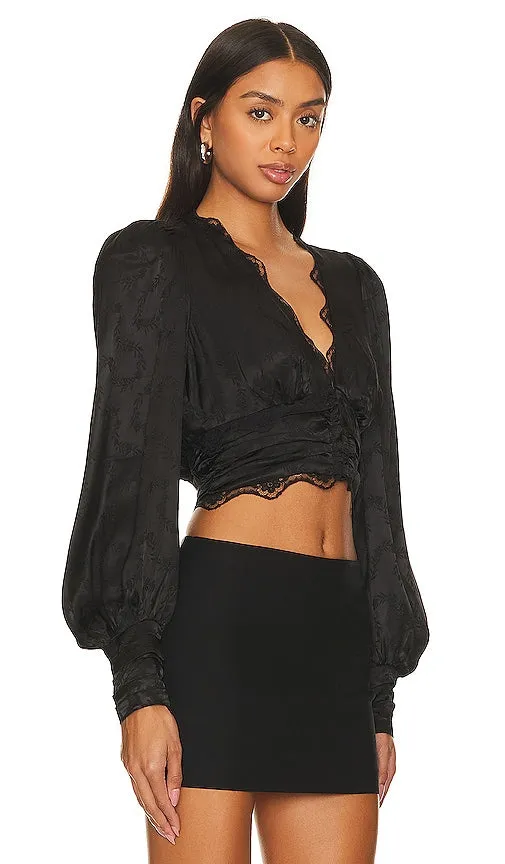 ASTR the Label Zanna Top in Black