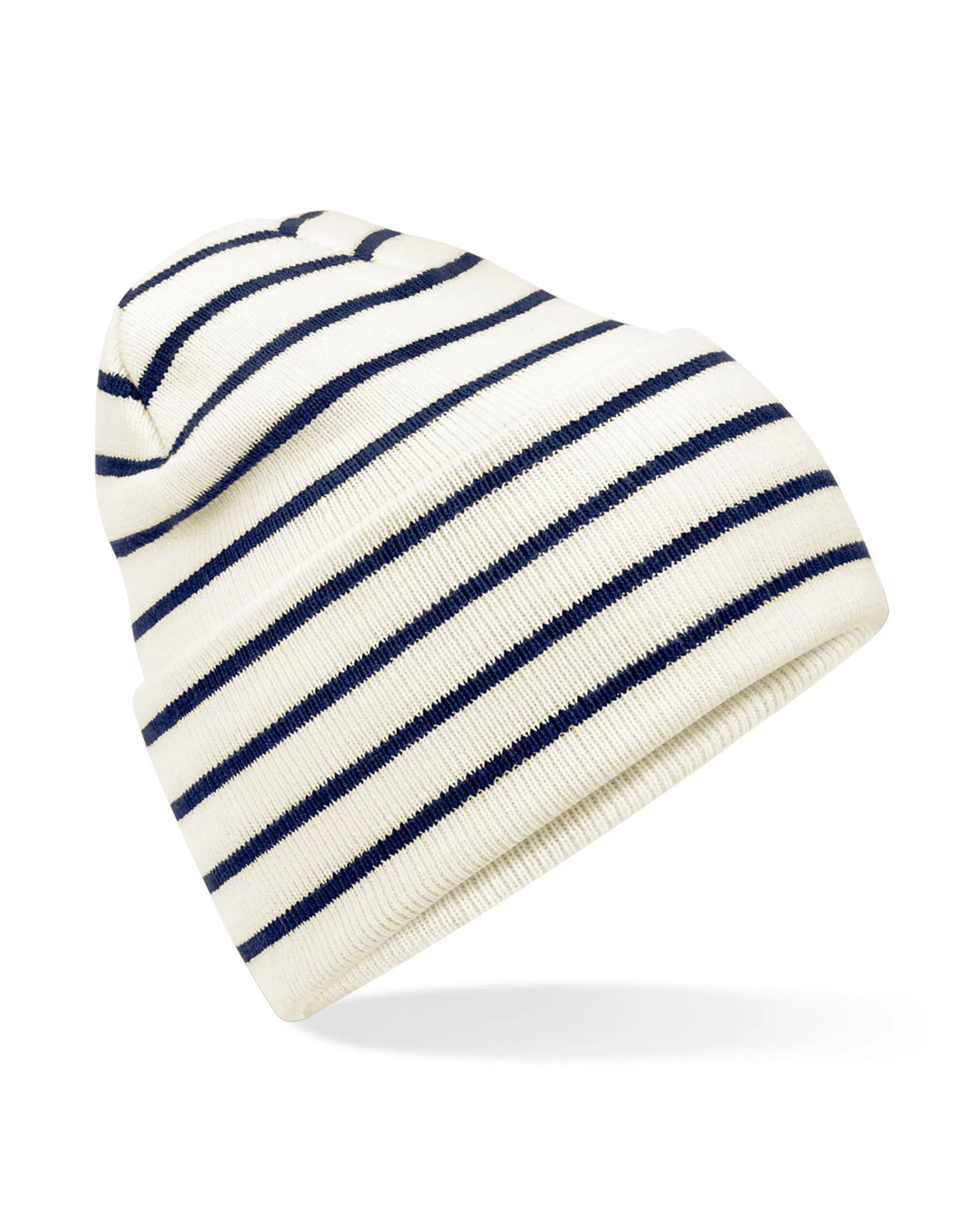 B39R Beechfield Original Deep Cuffed Striped