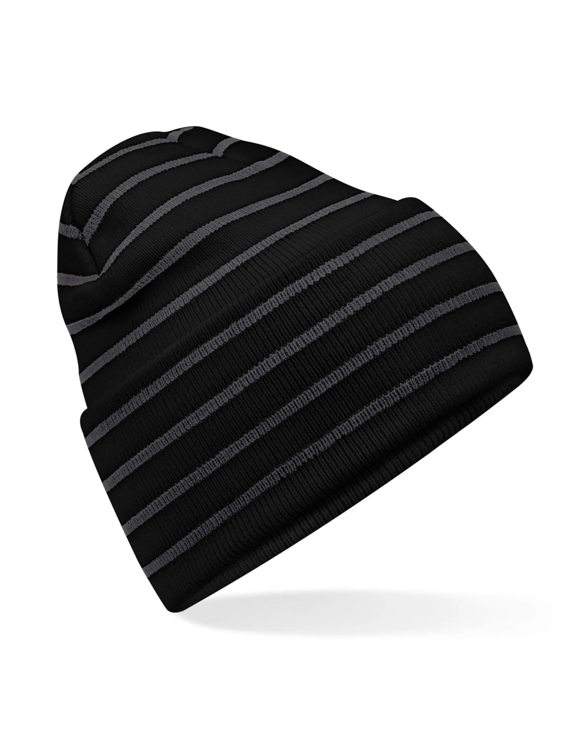 B39R Beechfield Original Deep Cuffed Striped