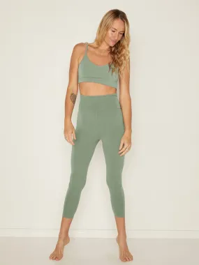 Bamboo 3/4 Tights 2.0 - Eucalyptus