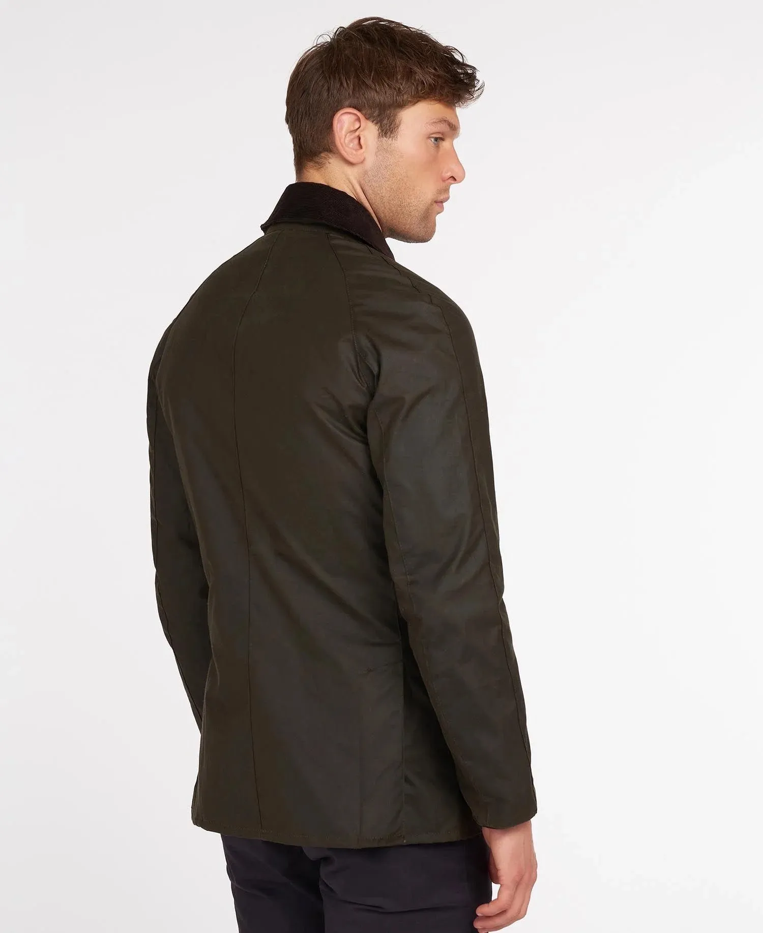 Barbour Ashby Wax Jacket - Olive