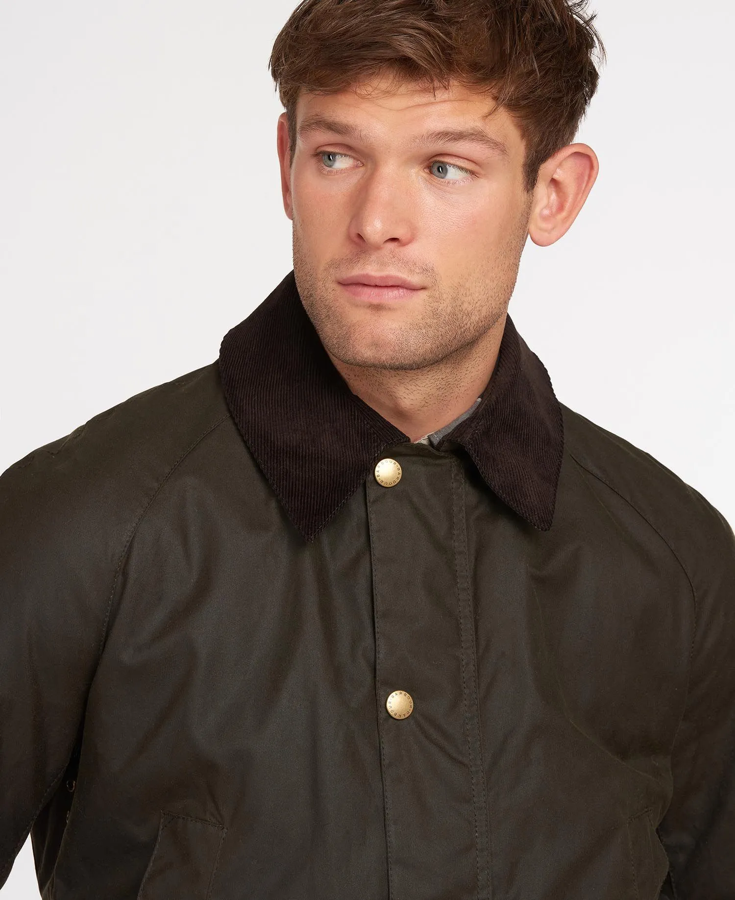 Barbour Ashby Wax Jacket - Olive