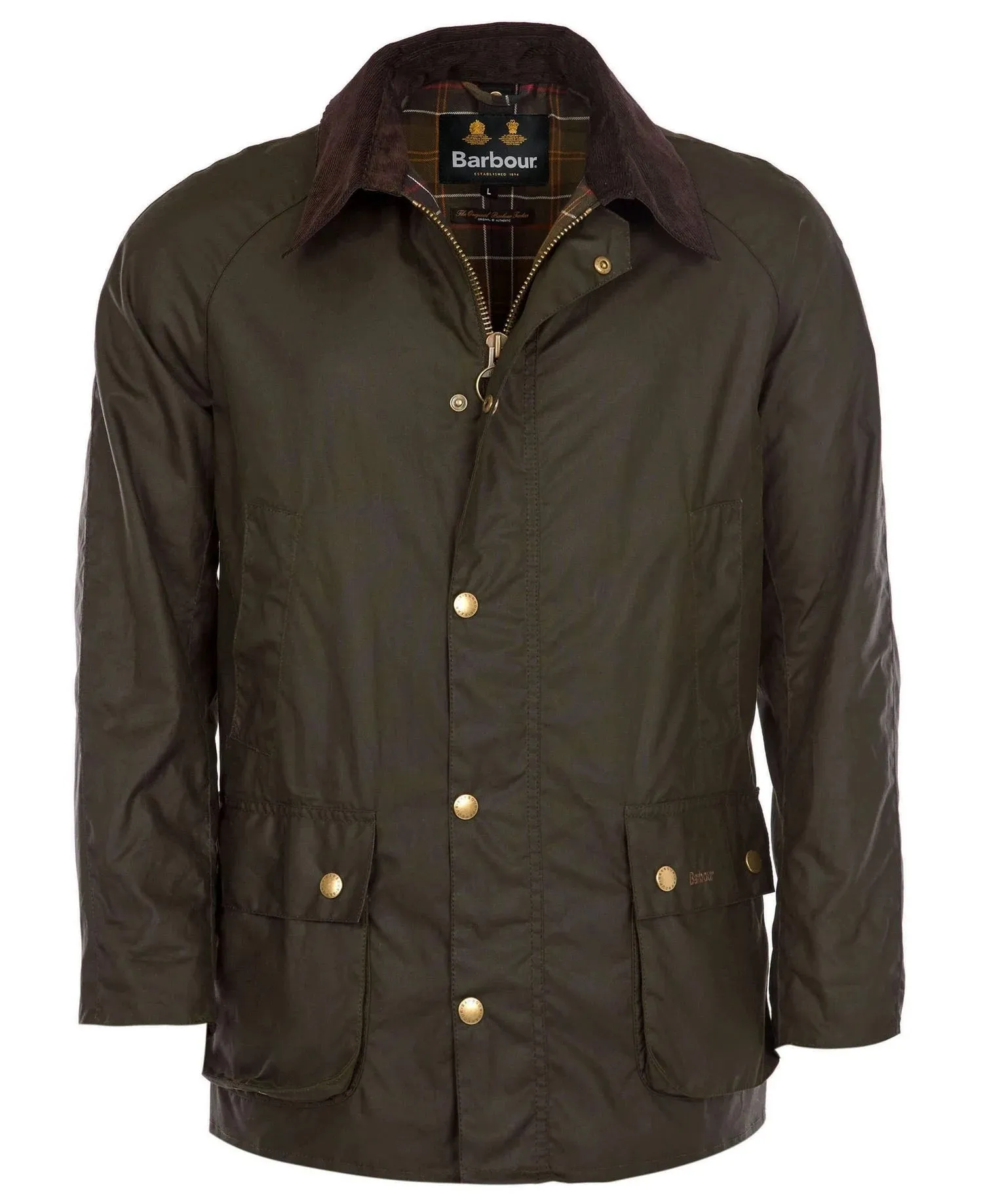 Barbour Ashby Wax Jacket - Olive