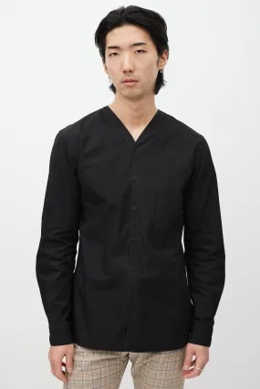 Black V-Neck Shirt