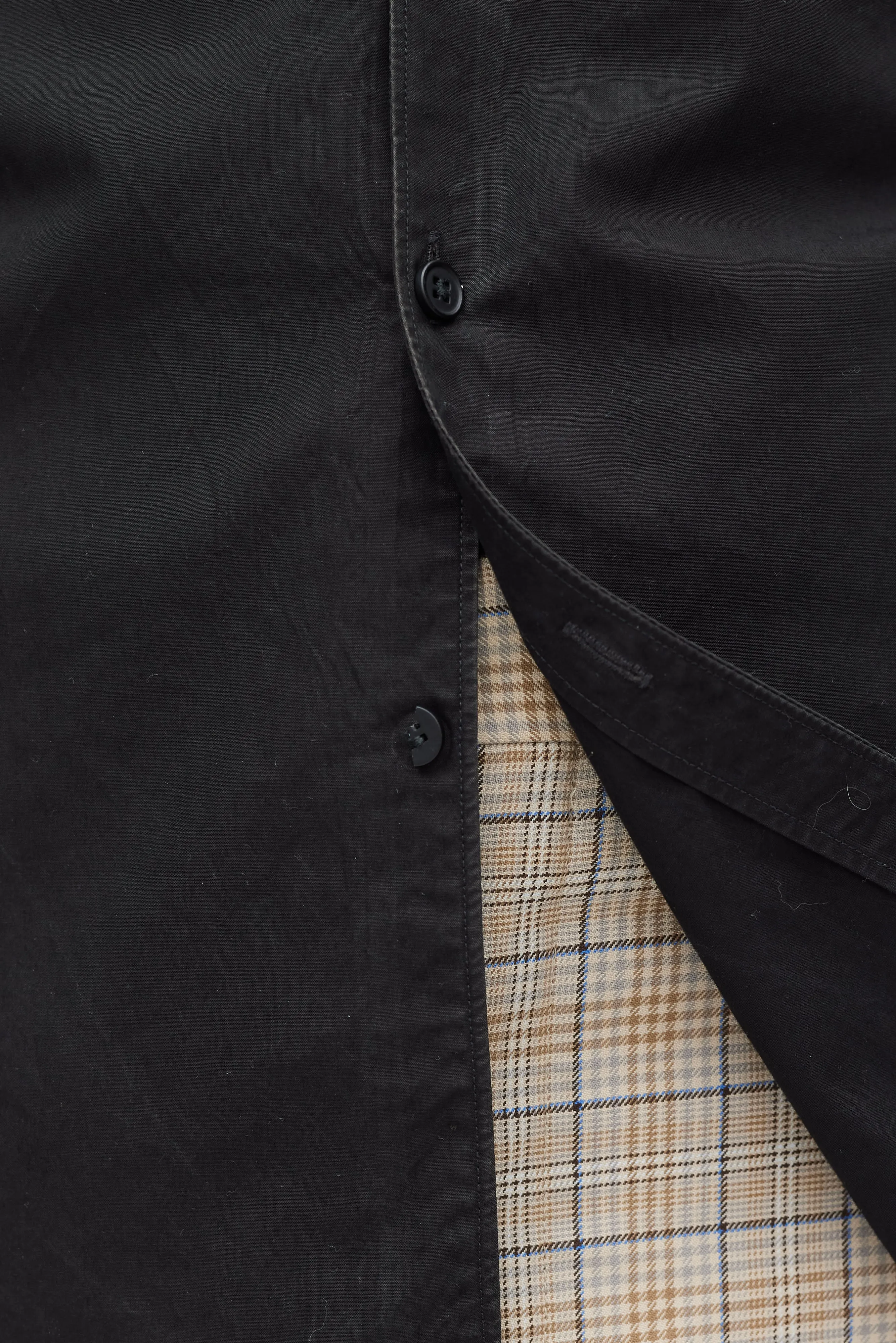 Black V-Neck Shirt