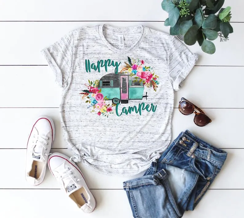 BOHEMIAN HAPPY CAMPERS TEE