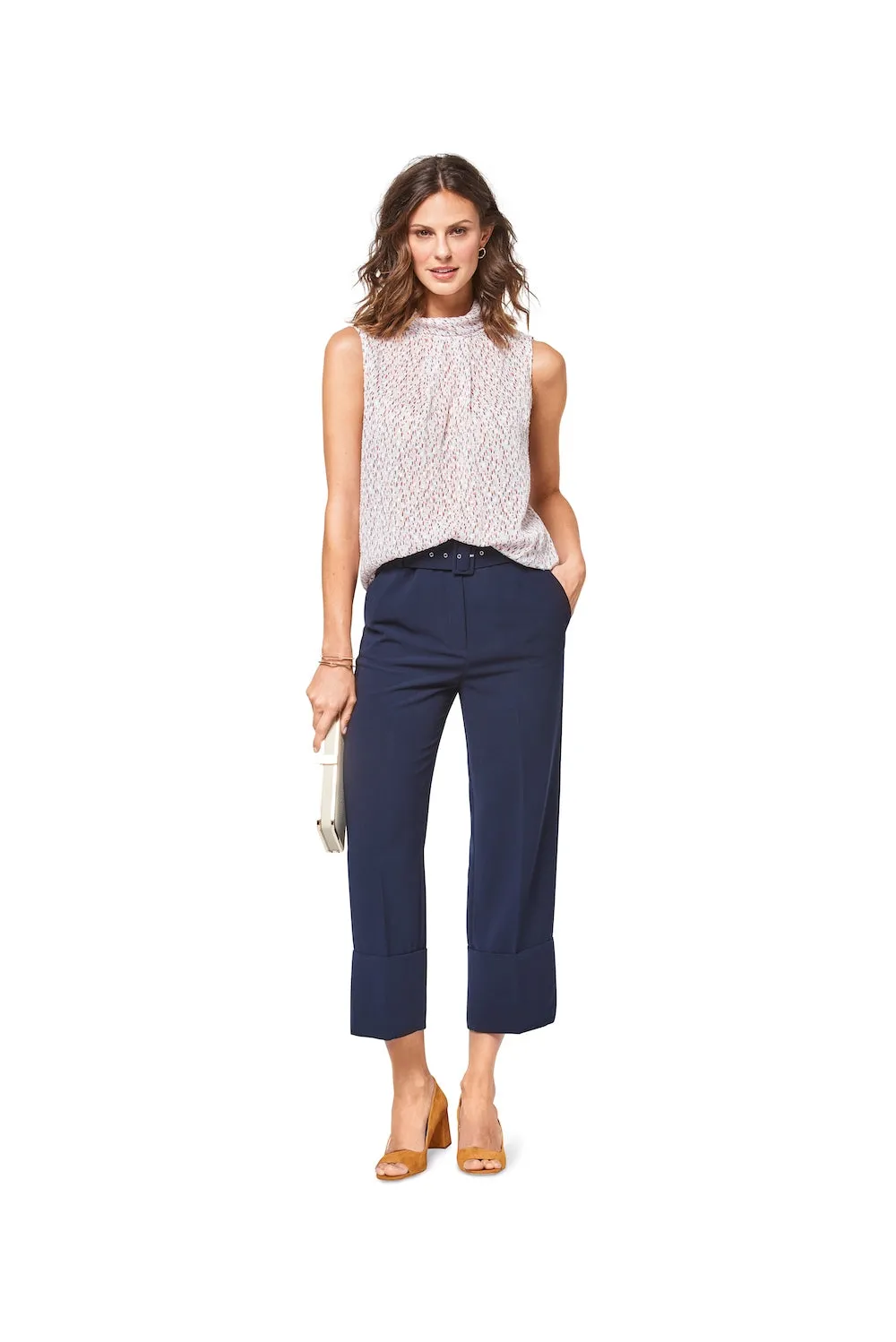 Burda Pattern 6434 Misses' Feminine Blouses (8-18)