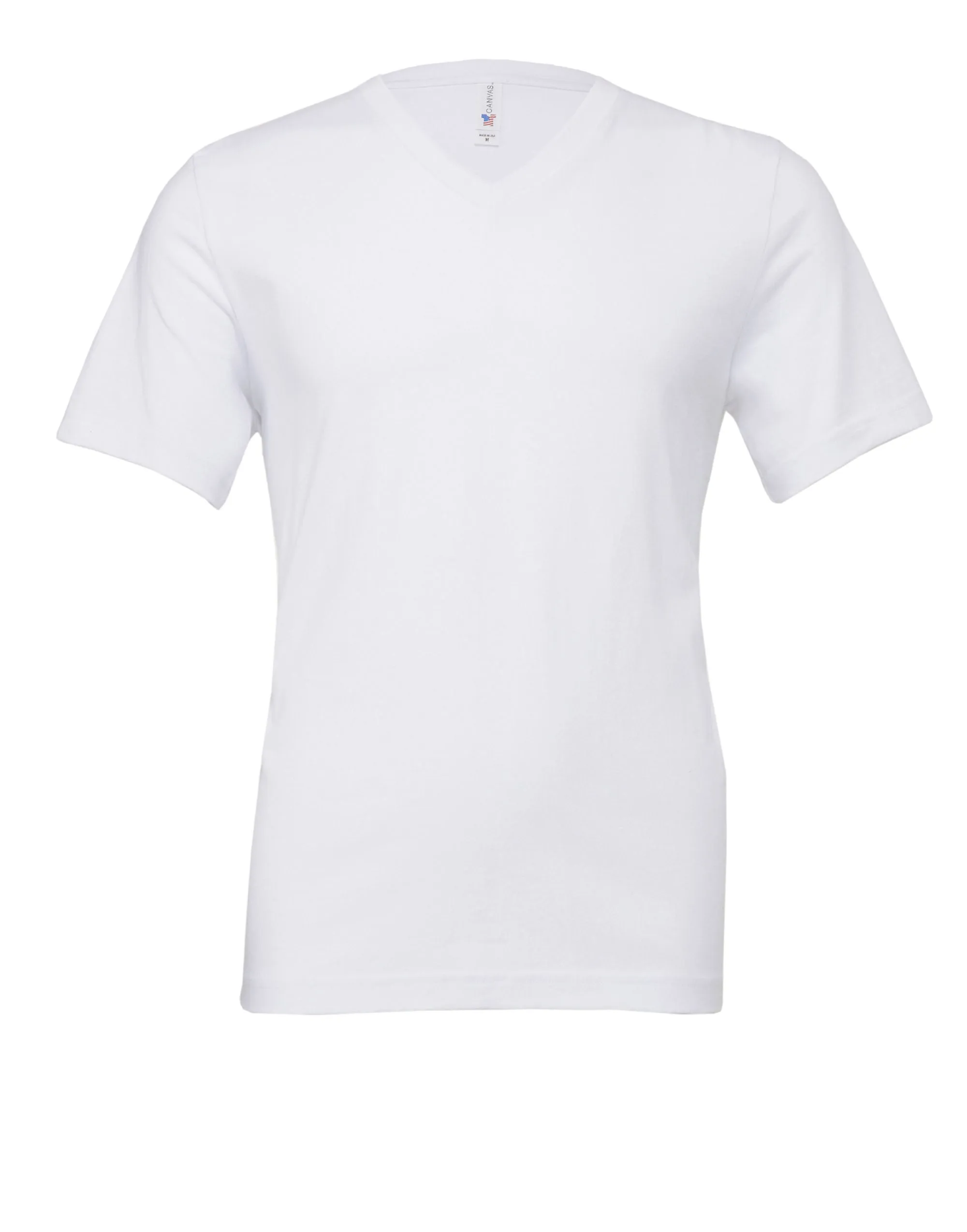 CA3005 Canvas Unisex Jersey SS VNeck Tee