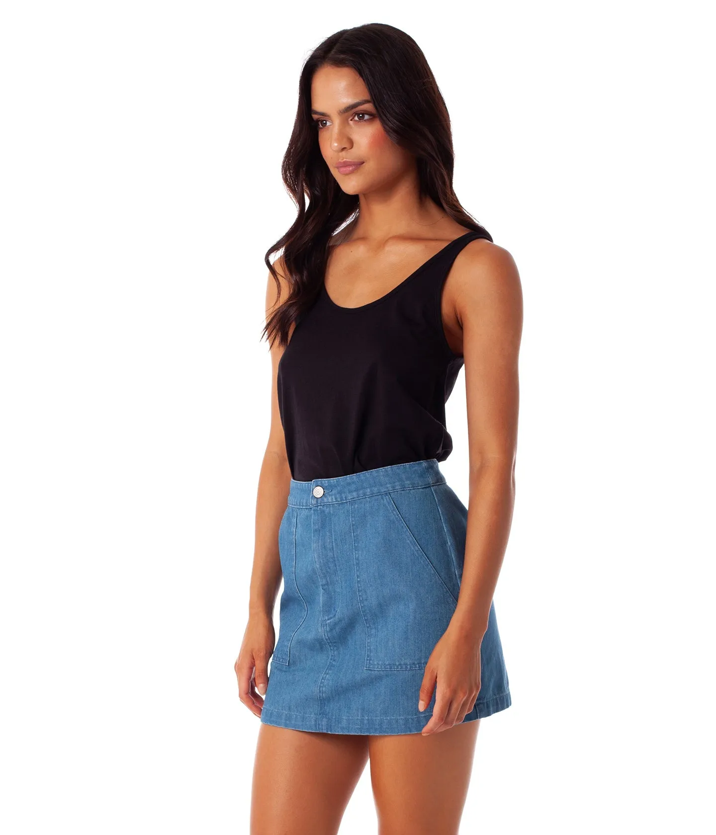 Chelsea Skirt - Denim