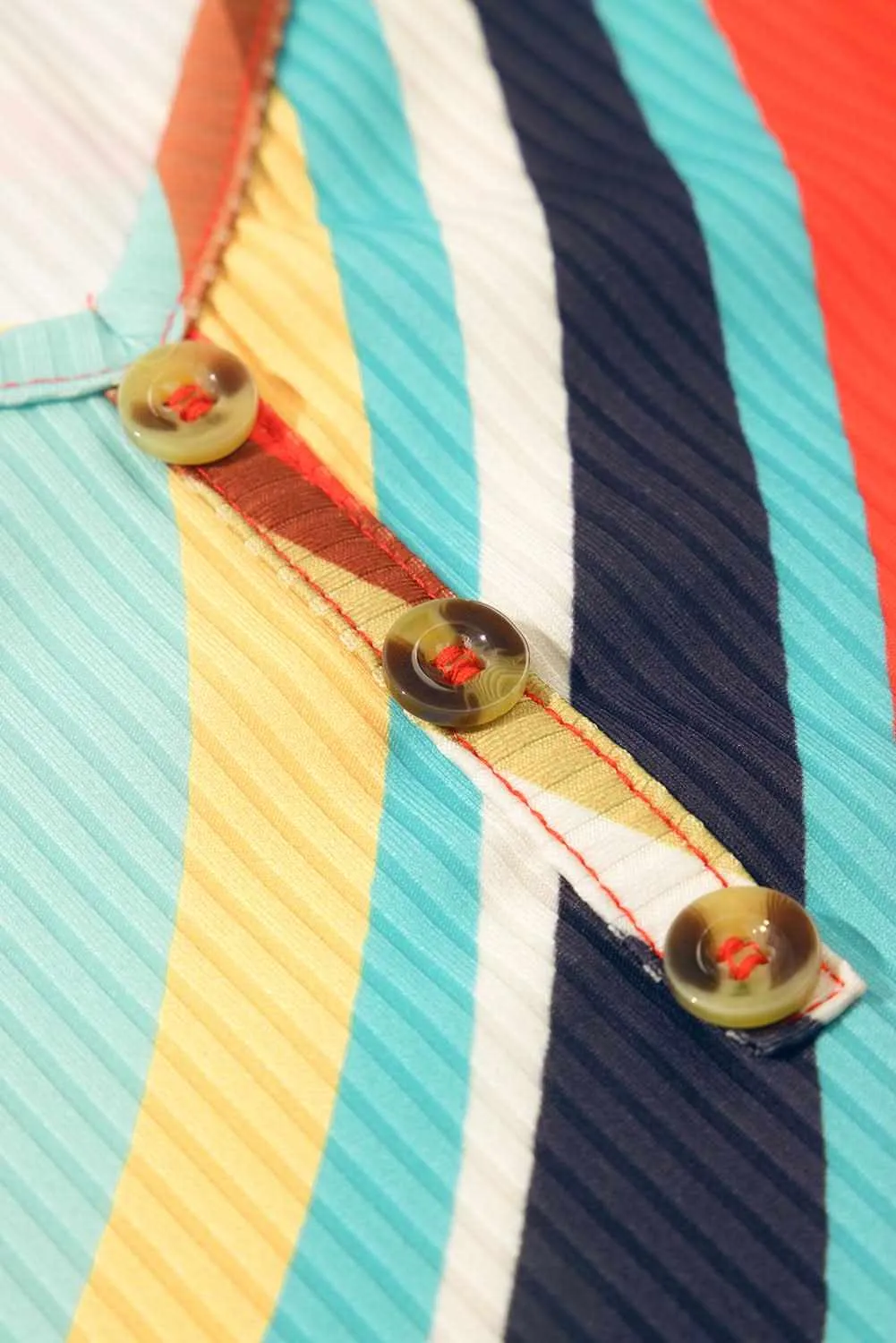 Chic multicolor striped tank top