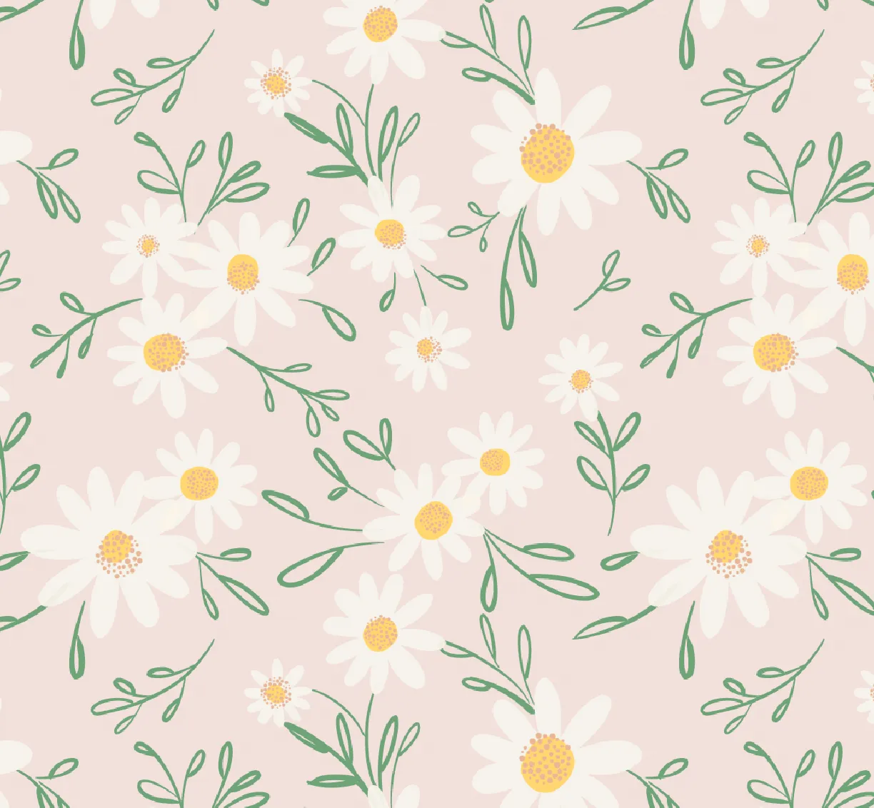 Daisies, Soft Pink