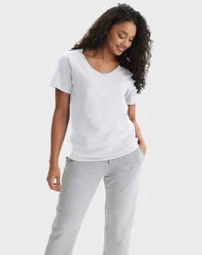 Hanes Perfect-T Women's V-Neck Cotton T-Shirt  (OS04V)