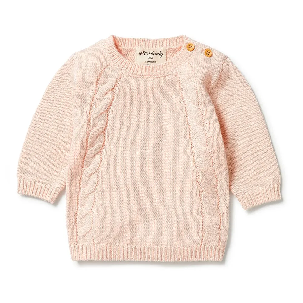 Knitted Mini Cable Jumper
