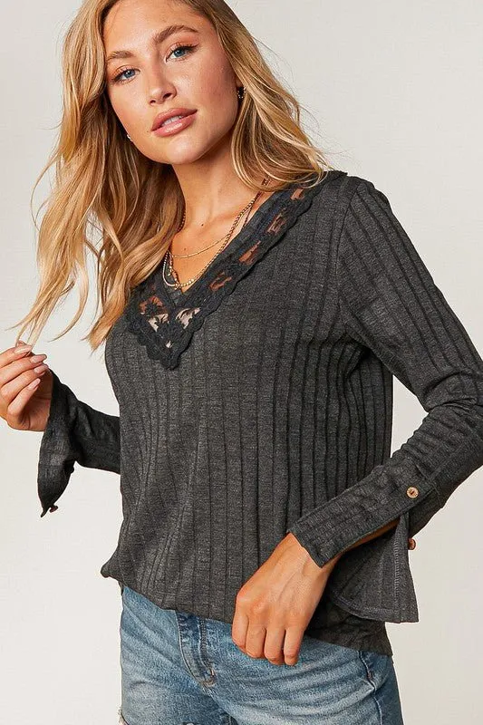 Lacey Gray Top