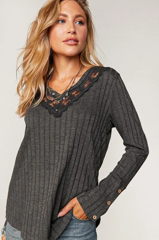 Lacey Gray Top