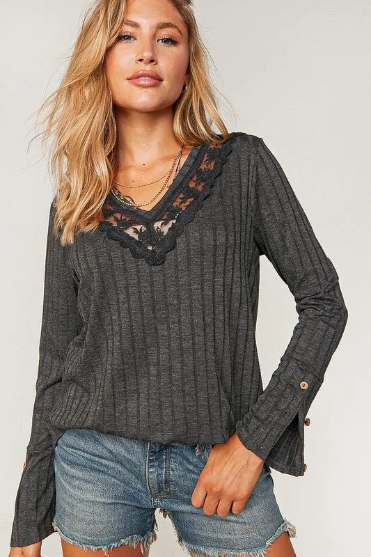 Lacey Gray Top