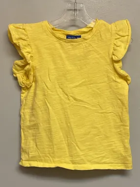 Maison Me Size 6 Yellow Cotton Girls Tees/Polos/Tunics