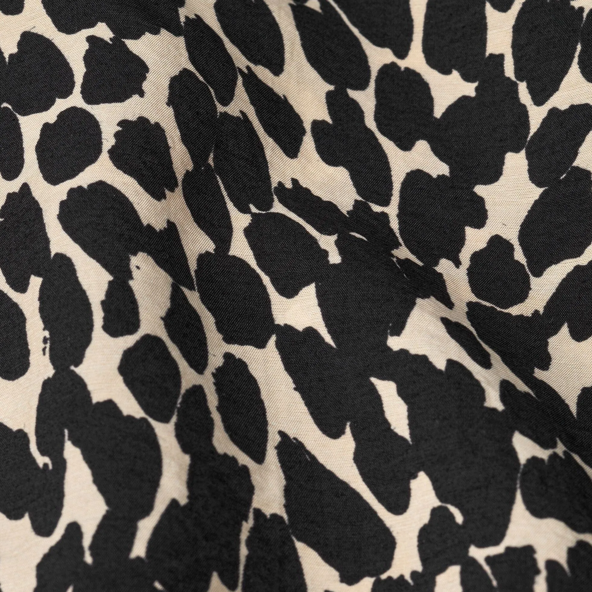 Masai Iduki Shirt in Black Leopard