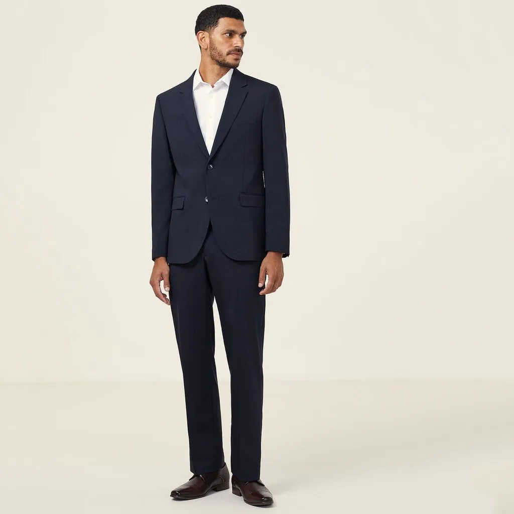 Men's Stretch Wool Blend 2 Button Jacket - CATB7K