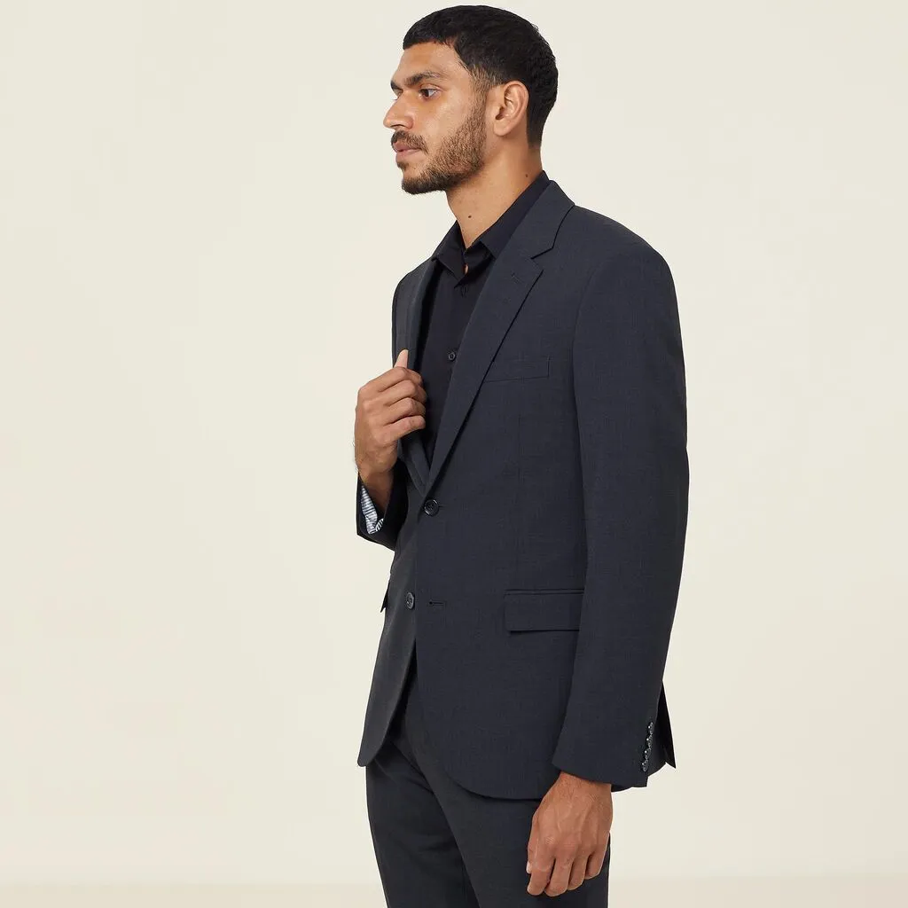 Men's Stretch Wool Blend 2 Button Jacket - CATB7K