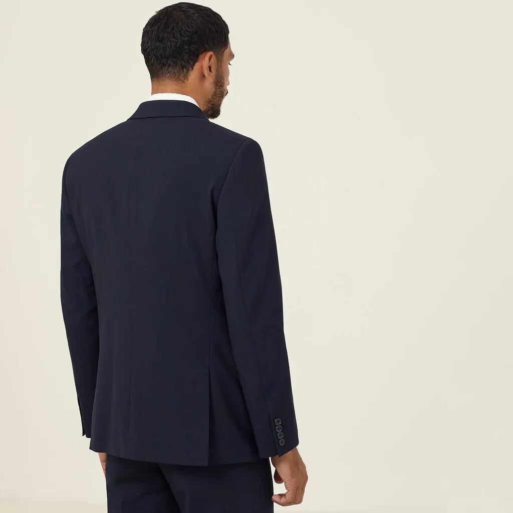 Men's Stretch Wool Blend 2 Button Jacket - CATB7K