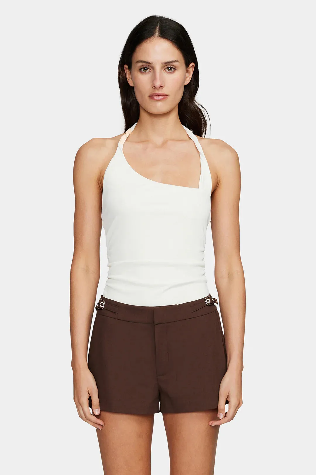 PHEOBE MINI SHORTS | CHOCOLATE