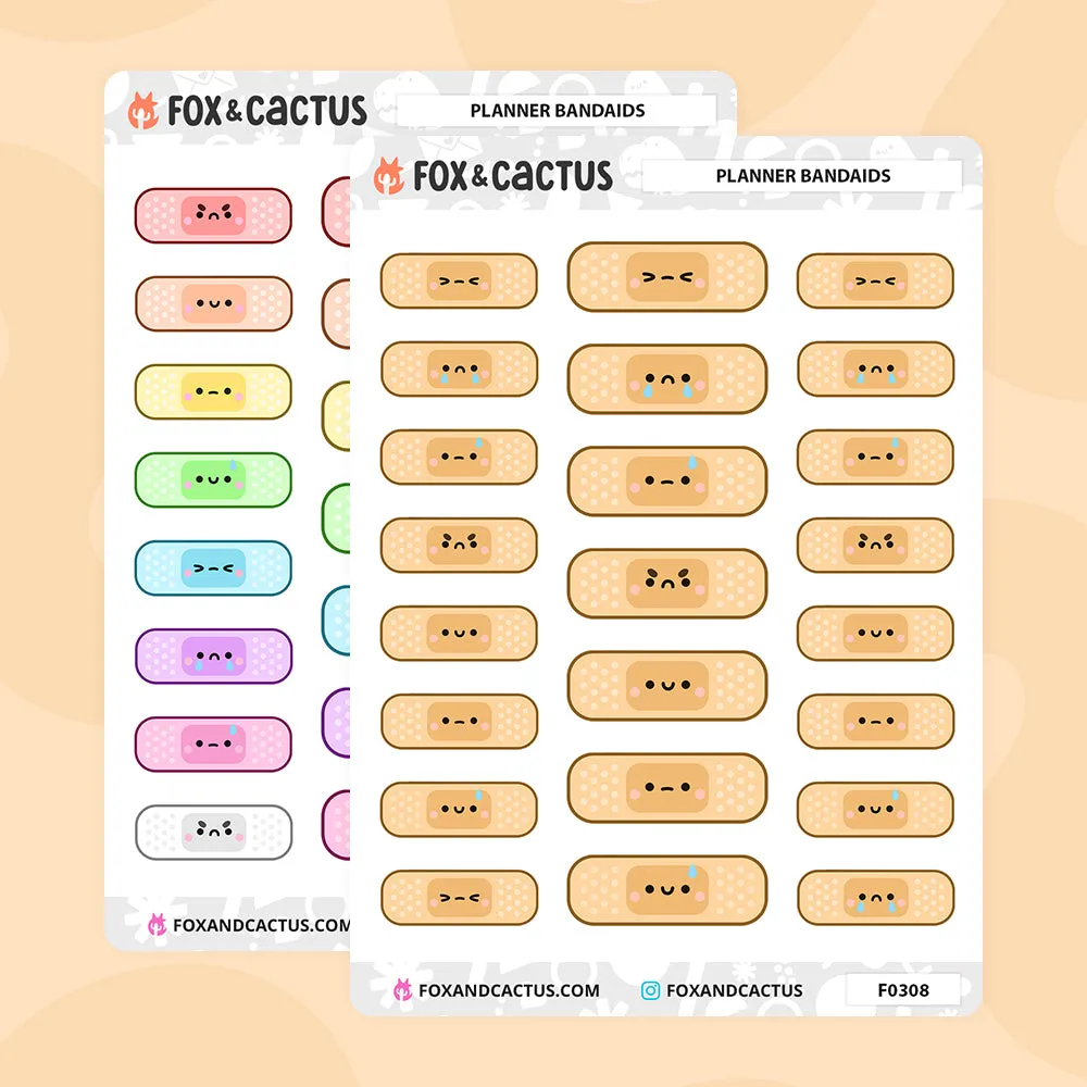 Planner Bandaid Stickers