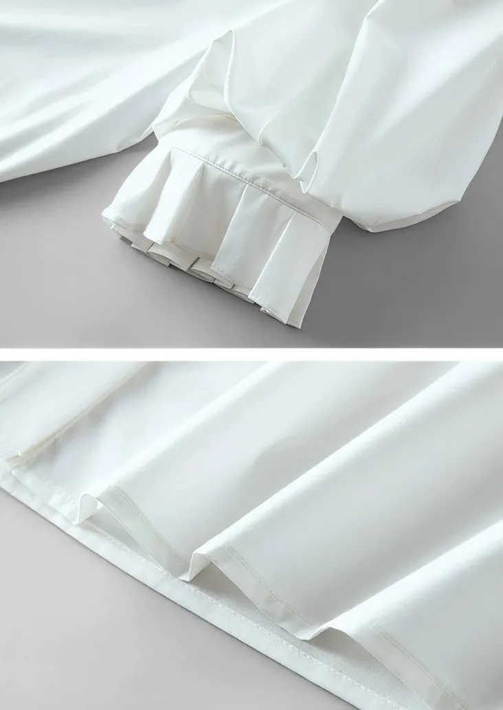 PLEATED SLEEVE SHIRT