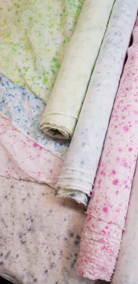 Pure Linen Dot Splash Design