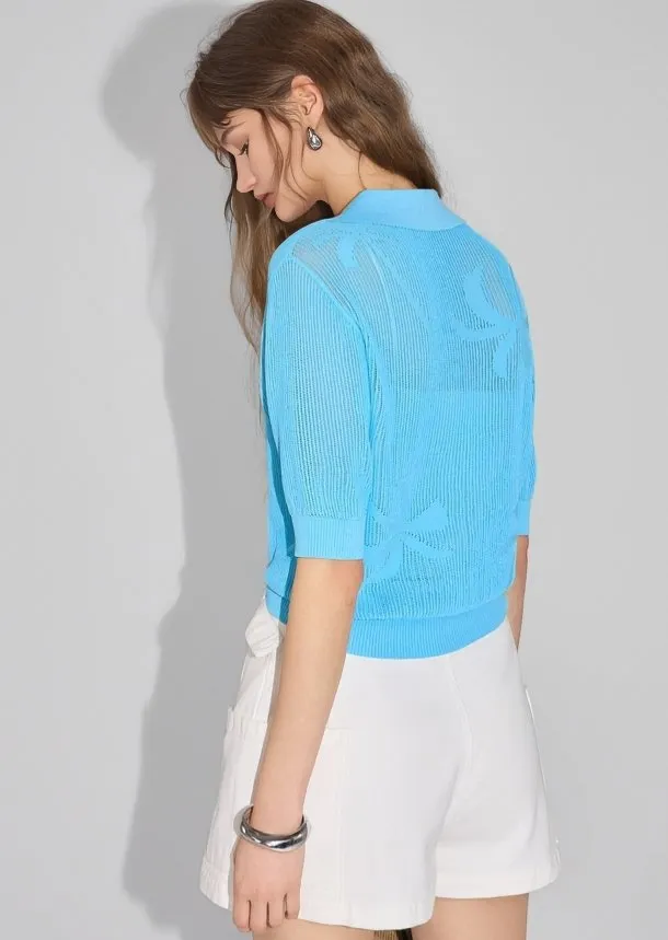 RESORT POLO NECK KNIT