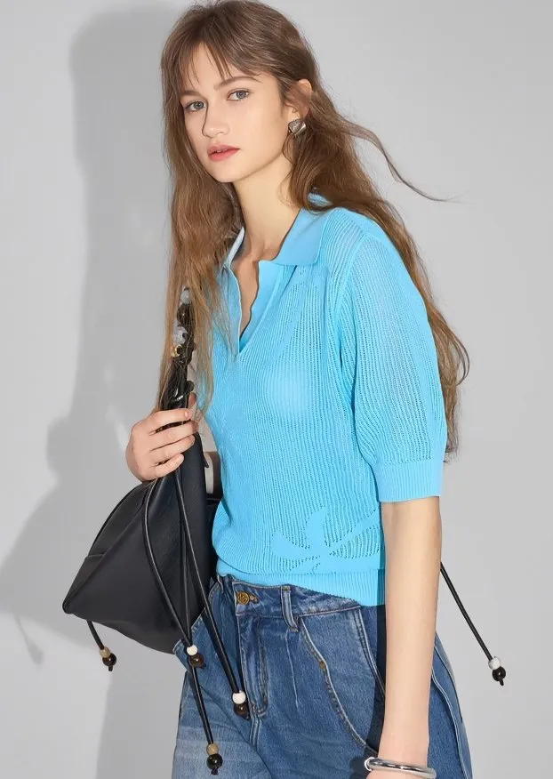 RESORT POLO NECK KNIT