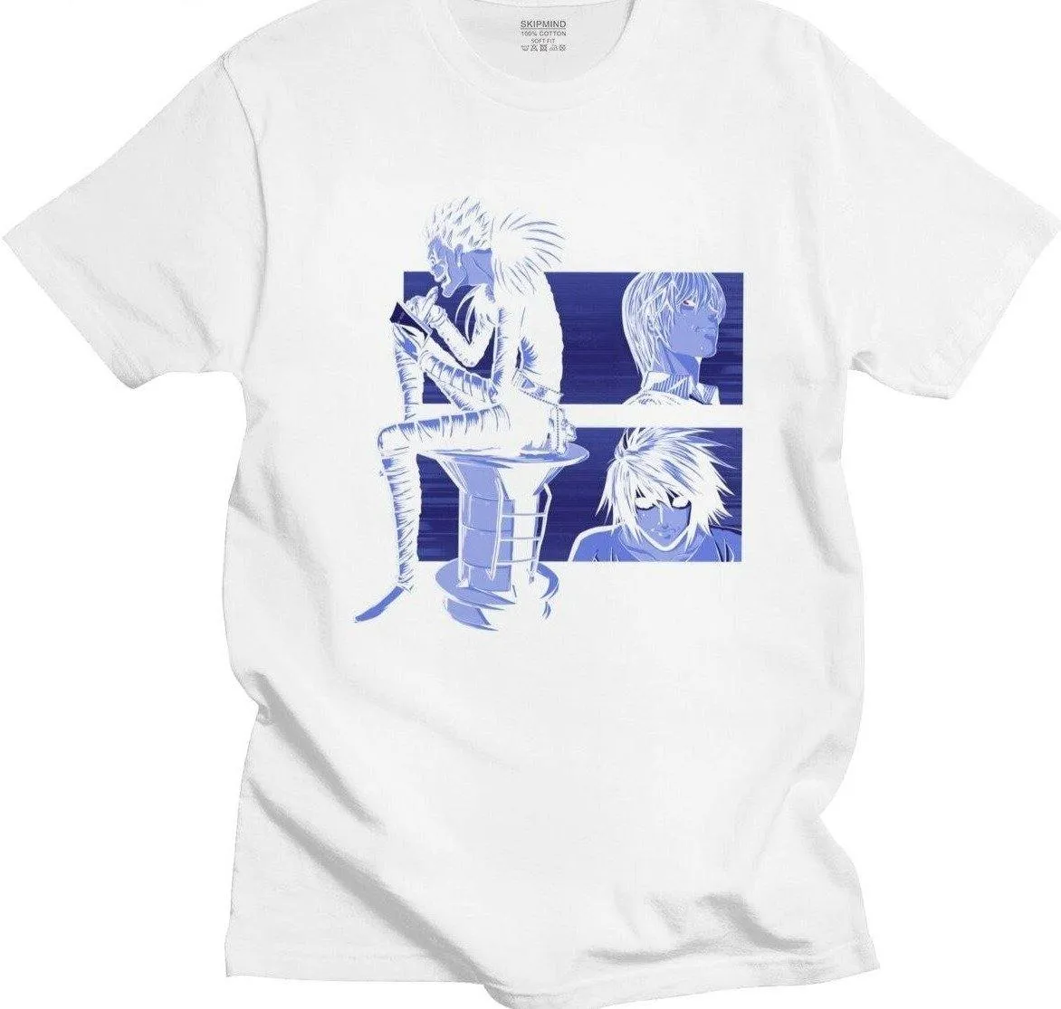 Ryuk, Light and L T-shirt Death Note (Colors Available)