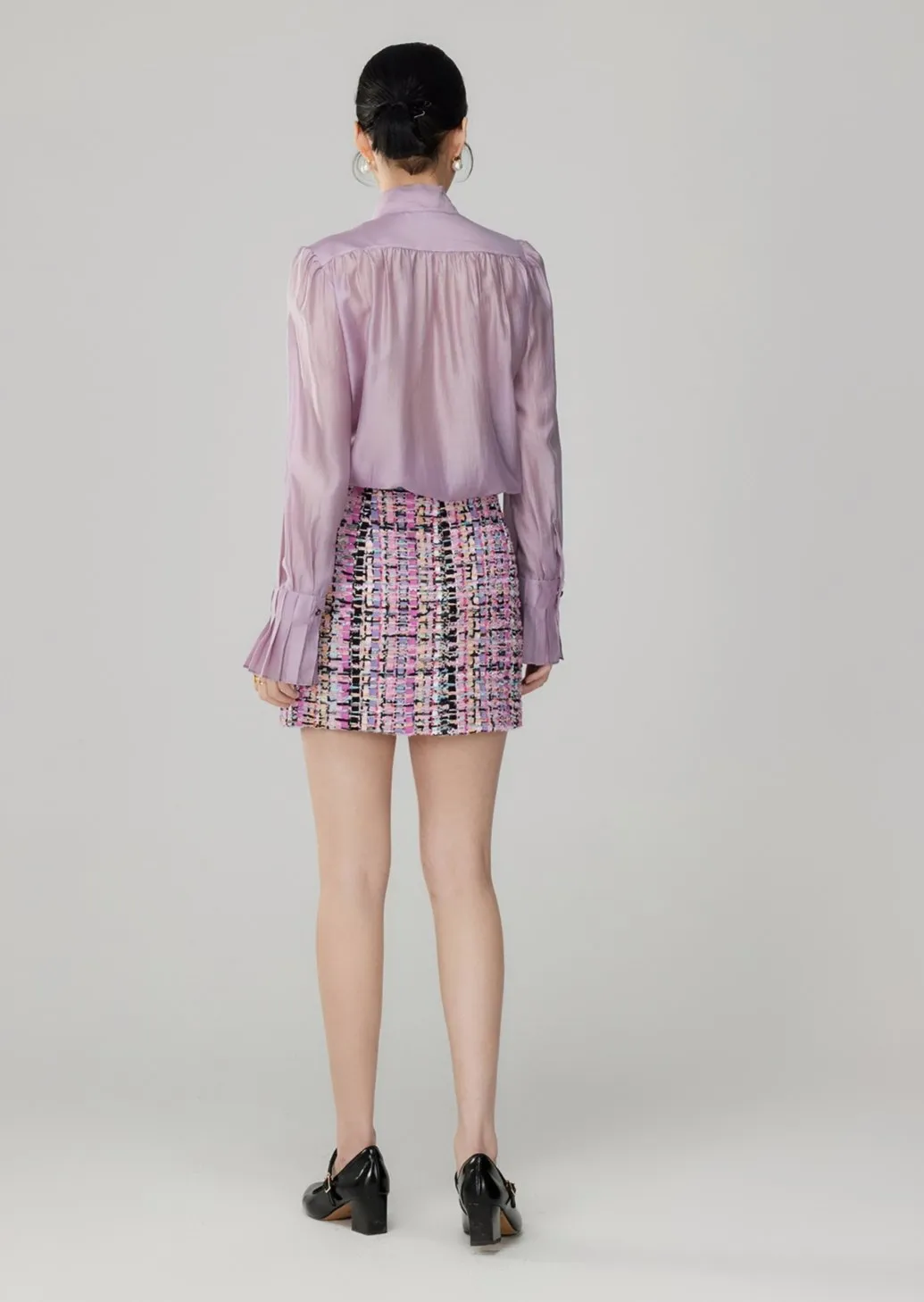 SHINING RIBBON TIE SHIRT