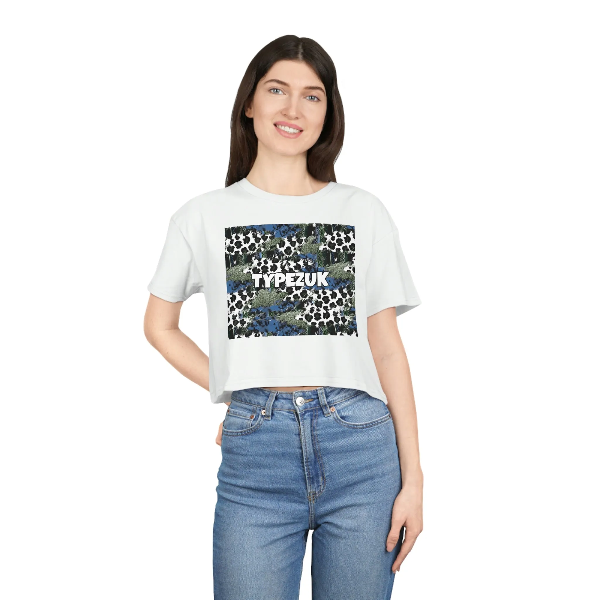 Snow Leopard Women's Crop Tee