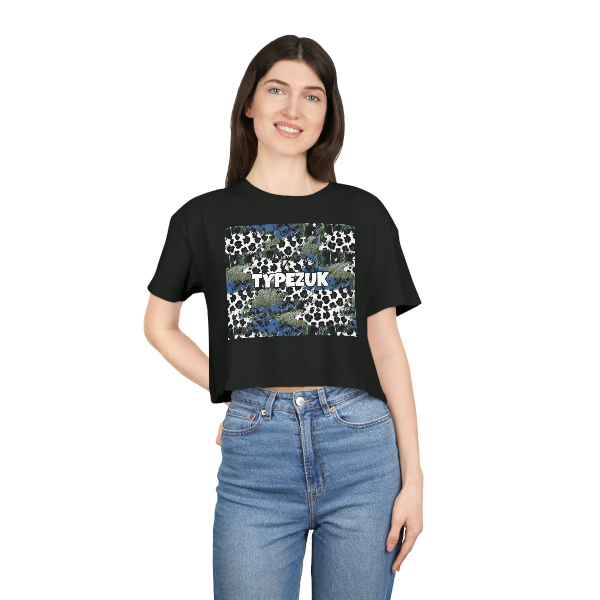 Snow Leopard Women's Crop Tee