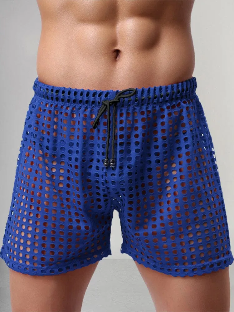 Stylish Cutout Drawstring Shorts