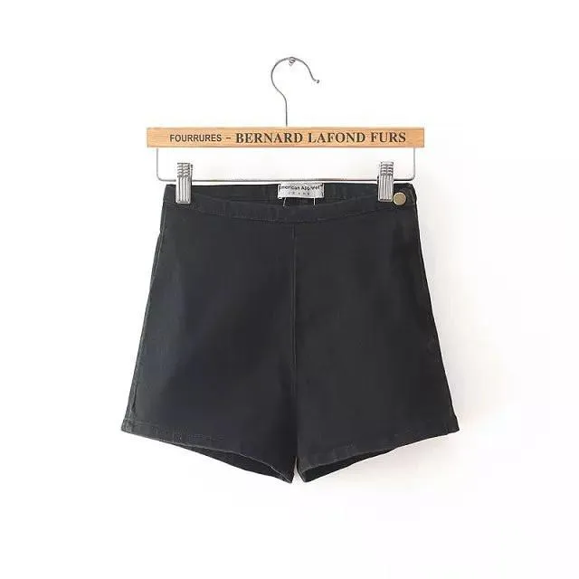 Stylish Female High Waist Denim Shorts