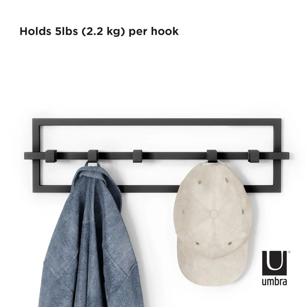 Umbra Cubiko 5 Hook - Black (Ì)