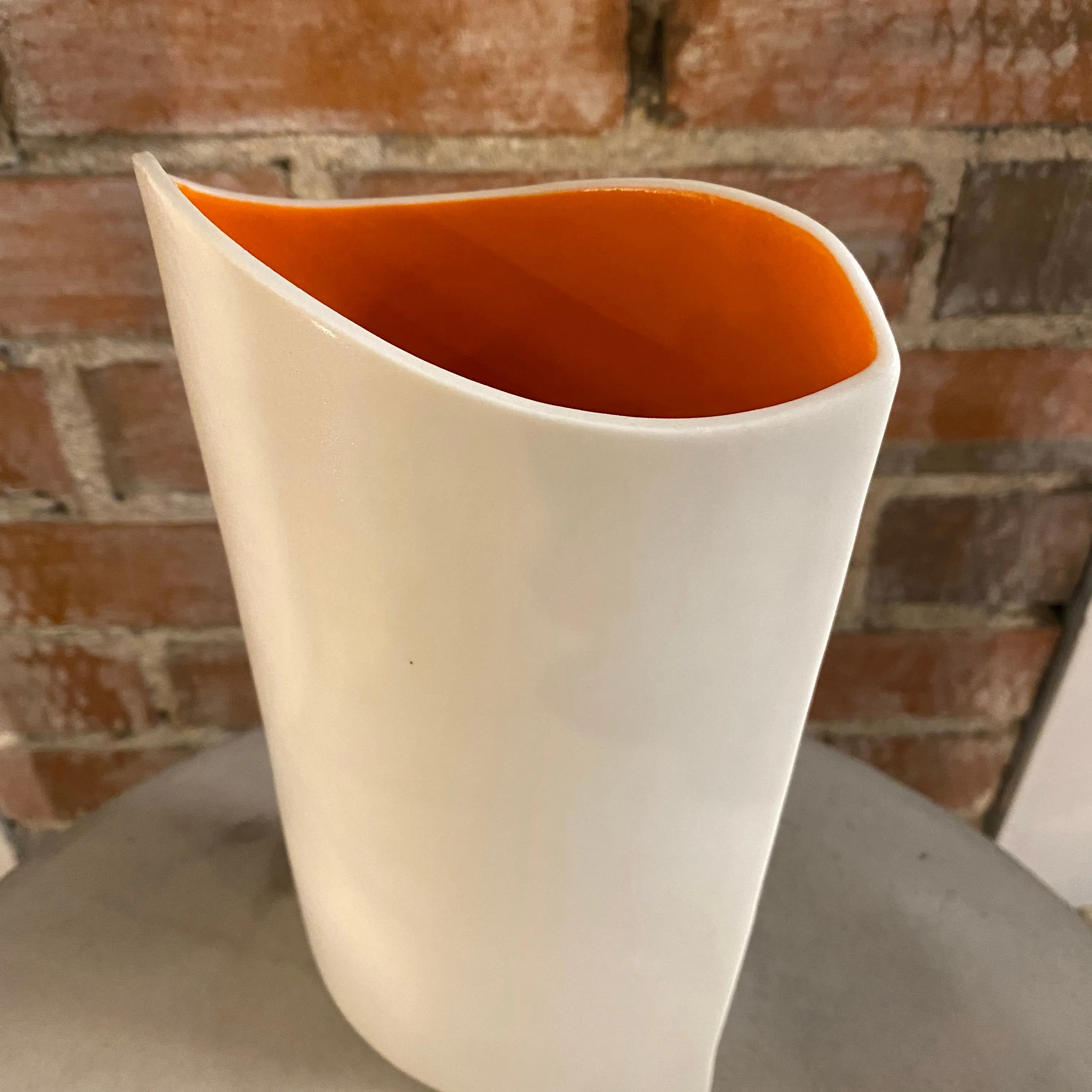 Vase with Orange Accent