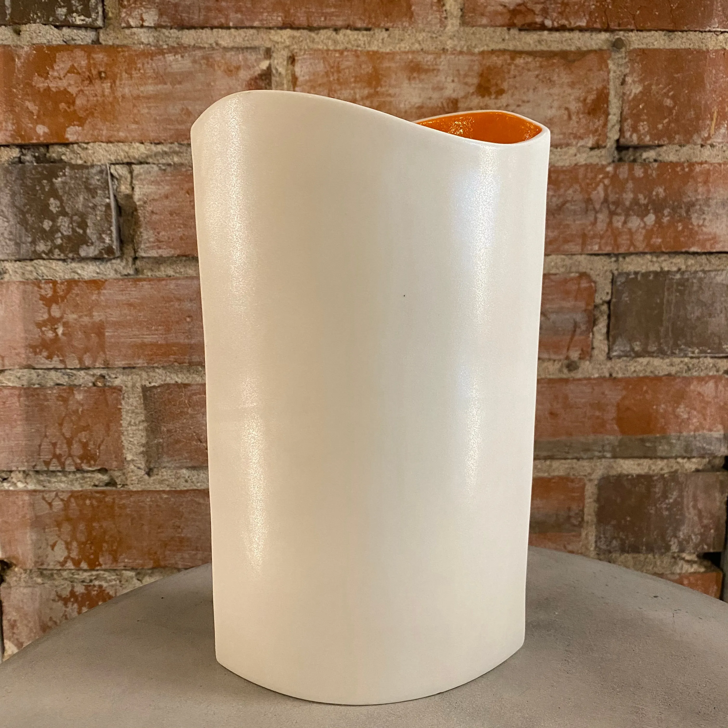 Vase with Orange Accent