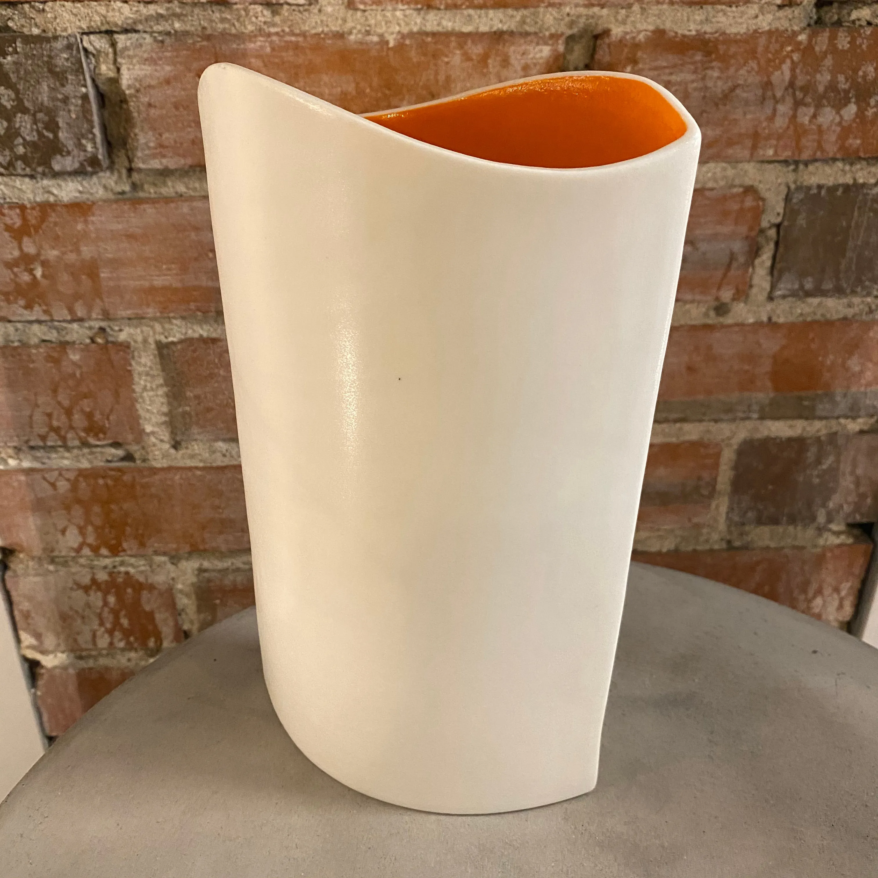 Vase with Orange Accent