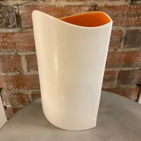 Vase with Orange Accent
